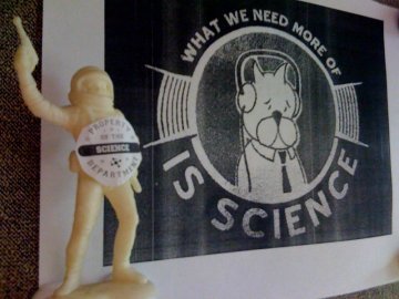 Demonstrieren für freie Wissenschaft: March of Science