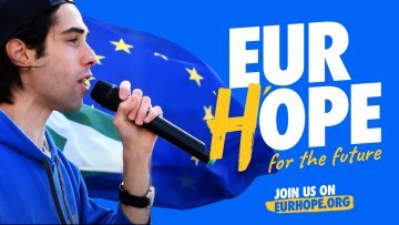 European elections 2024: to keep our future in our hands, we need the Revolution of Hope 