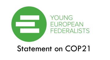 JEF Official Statement on COP21