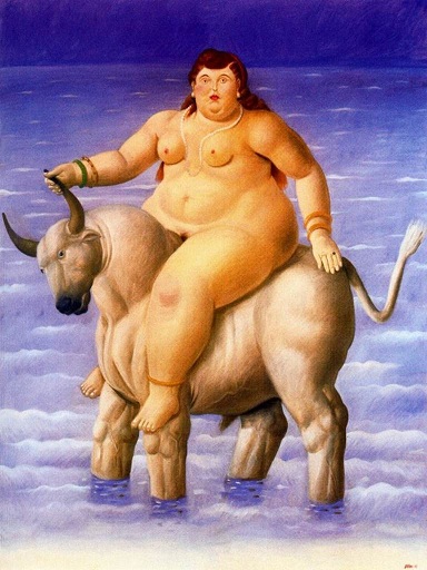 Fernando Botero, The Rape of Europa, 1998